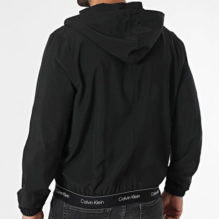 Calvin Klein - O525 Chaqueta con capucha y cremallera Negro