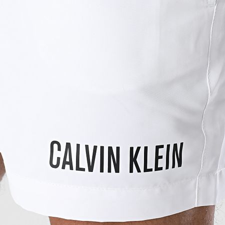 Calvin Klein - Shorts de baño con cordón 0992 Blanco