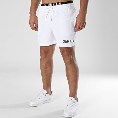Calvin Klein - Shorts de baño con cordón 0992 Blanco
