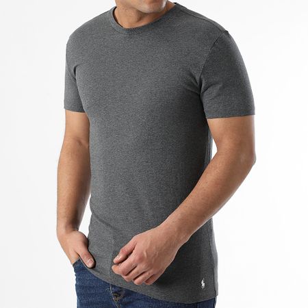 Polo Ralph Lauren - Lot De 3 Tee Shirts Original Player Noir Gris Anthracite Chiné Beige