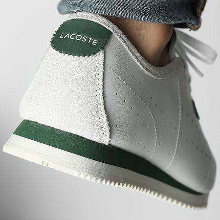 Lacoste - Zapatillas Club-Low 125 Blanco Verde Oscuro