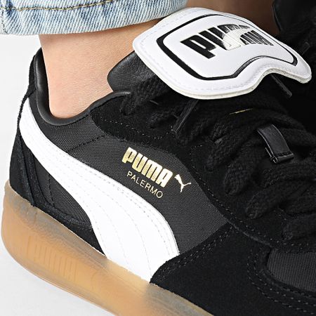 Puma - Palermo Moda Lengua Zapatillas Mujer 401679 Puma Negro Puma Blanco
