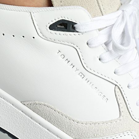 Tommy Hilfiger - Basket Better RWB Piel 5490 Blanco
