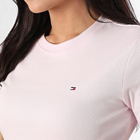 Tommy Hilfiger - Camiseta de mujer Cody 0587 Rosa claro