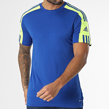Adidas Performance - Camiseta Squad 21 GP6421 Azul Real Amarillo Fluorescente