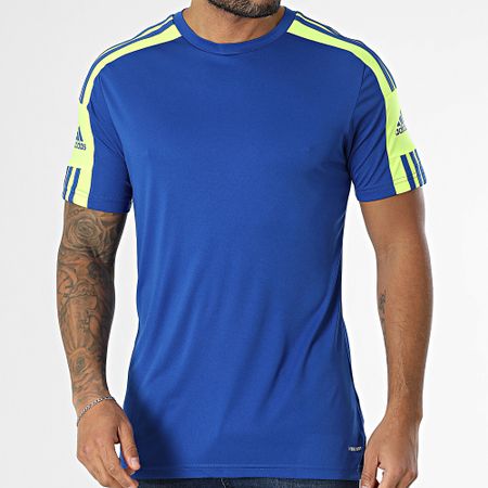 Adidas Performance - Camiseta Squad 21 GP6421 Azul Real Amarillo Fluorescente