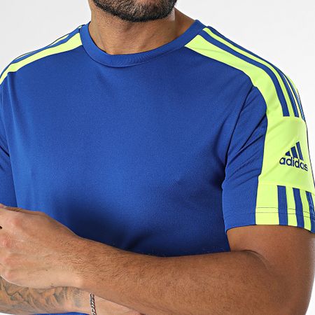 Adidas Performance - Camiseta Squad 21 GP6421 Azul Real Amarillo Fluorescente