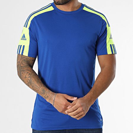 Adidas Performance - Camiseta Squad 21 GP6421 Azul Real Amarillo Fluorescente