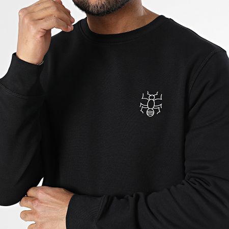 Anthill - La Fourmilière Sudadera cuello redondo Negro Blanco