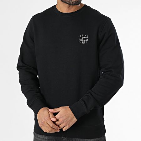 Anthill - La Fourmilière Sudadera cuello redondo Negro Blanco
