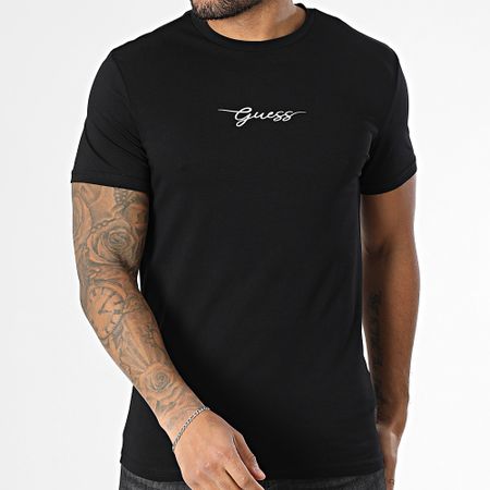 Guess - Camiseta U5GM02-KCD31 Negro
