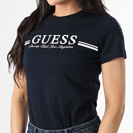 Guess - Camiseta mujer V5GI03-I3Z14 Azul marino