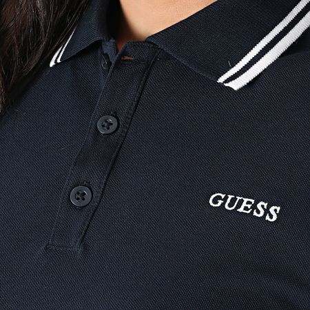 Guess - Vestido polo sin mangas para mujer V5GK04-KCOK1 Azul marino