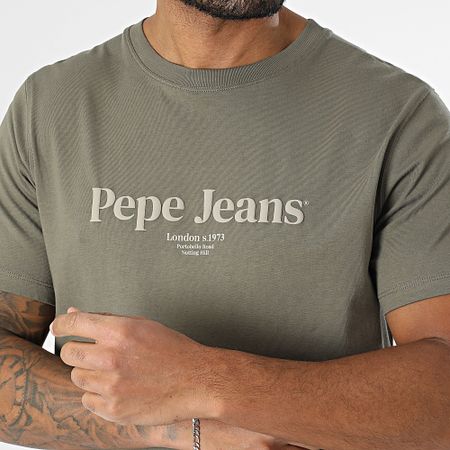 Pepe Jeans - Camiseta Dale PM509783 Verde caqui