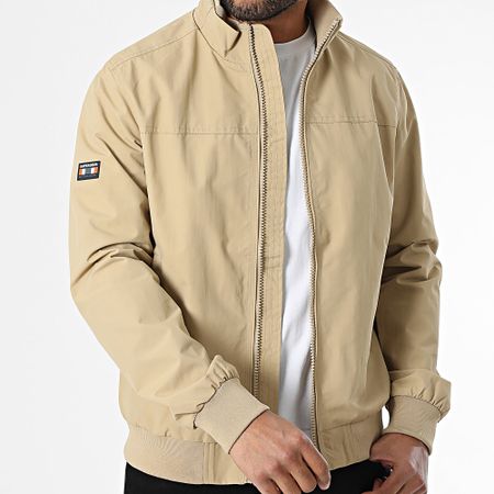 Superdry - Harrington M5012079A Chaqueta con cremallera de nailon beige