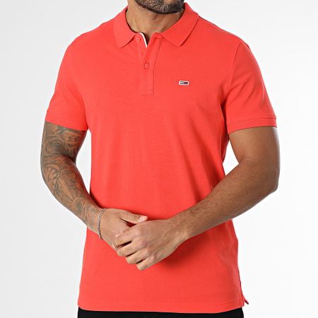 Tommy Jeans - Polo de manga corta 0676 Naranja