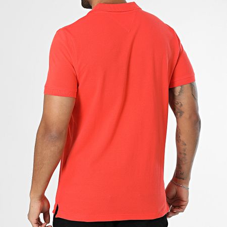 Tommy Jeans - Polo de manga corta 0676 Naranja