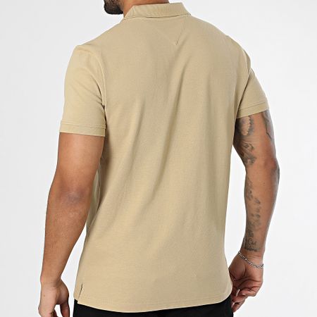 Tommy Jeans - Polo manga corta 0676 Beige