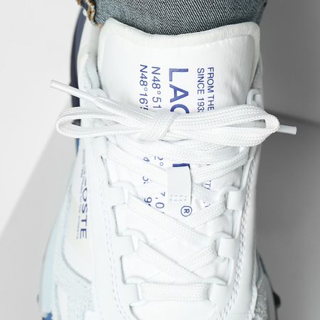 Lacoste - Elite Active 125 Blanco Azul Claro Zapatillas