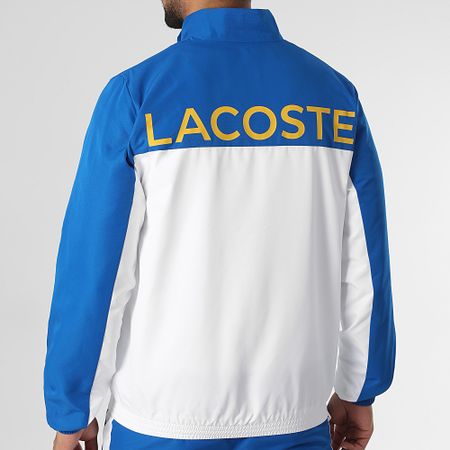 Lacoste - Chándal Azul Real Blanco Logo Cocodrilo