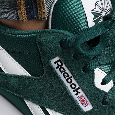Reebok - Zapatillas Classic Nylon 100209550 Verde Blanco