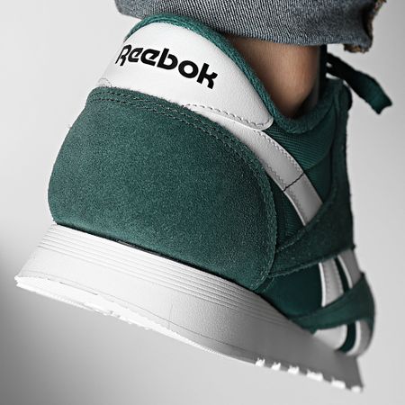 Reebok - Zapatillas Classic Nylon 100209550 Verde Blanco