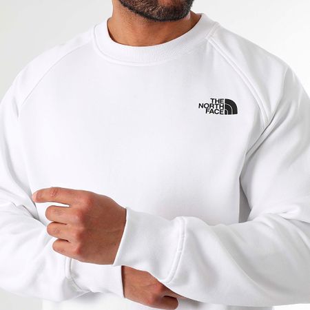 The North Face - Box A89FA Sudadera cuello redondo raglán Blanco