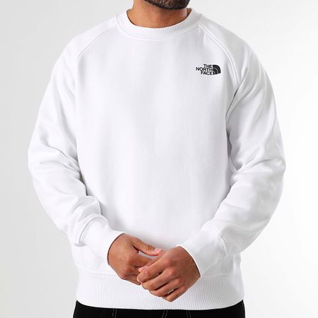 The North Face - Box A89FA Sudadera cuello redondo raglán Blanco