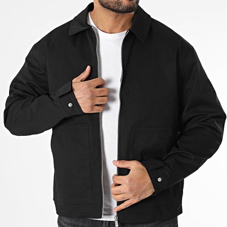 Jack And Jones - Chaqueta con cremallera Winson Worker Negro