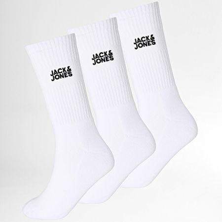 Jack And Jones - Calcetines de tenis Prime Blanco 3 Pares