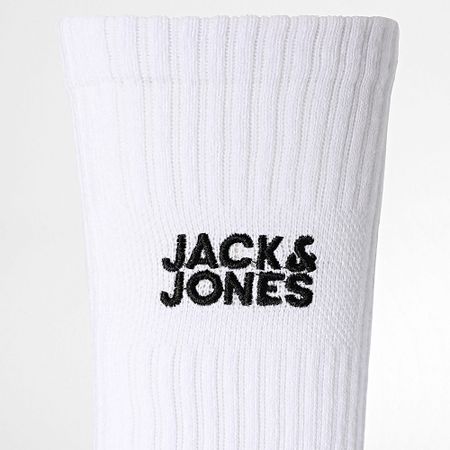 Jack And Jones - Calcetines de tenis Prime Blanco 3 Pares