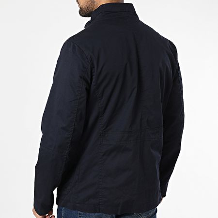 Kymaxx - Chaqueta azul marino con cremallera