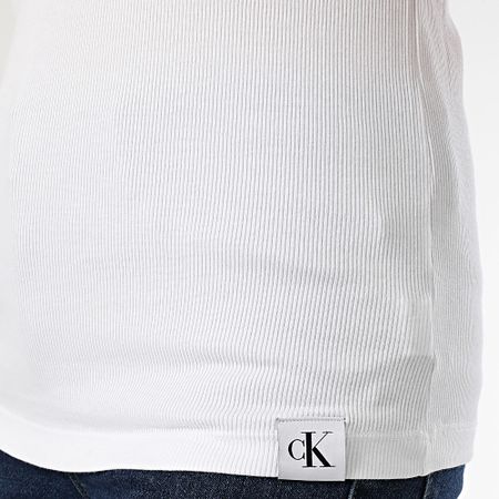 Calvin Klein - Camiseta de tirantes de mujer 7492 Blanco