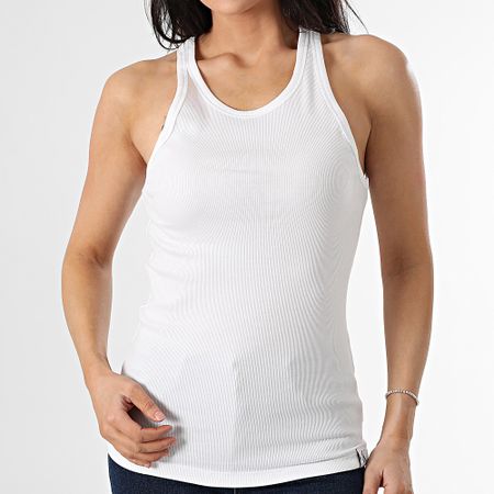 Calvin Klein - Camiseta de tirantes de mujer 7492 Blanco
