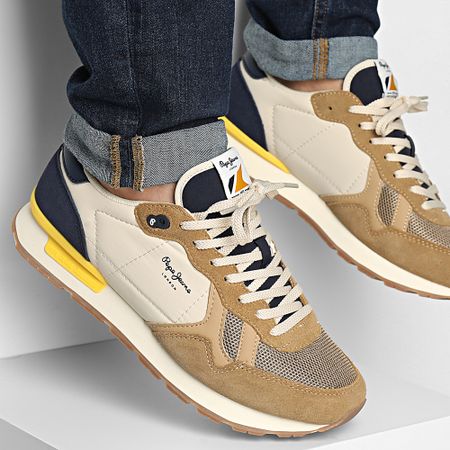 Pepe Jeans - Baskets Brit Camp PMS40030 Camel Beige