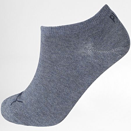 Puma - Lote de 3 pares de calcetines 701231277 Bleu Chiné Bleu Marine
