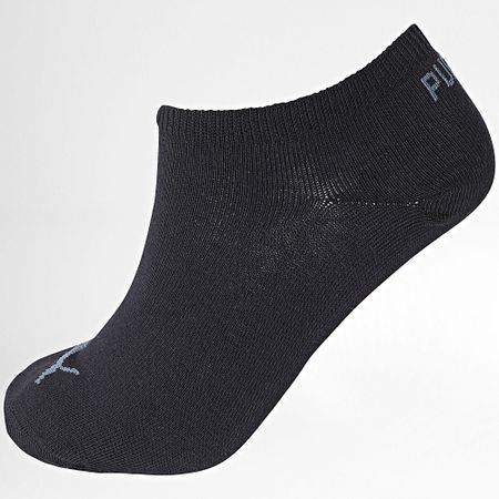 Puma - Lote de 3 pares de calcetines 701231277 Bleu Chiné Bleu Marine