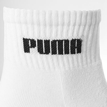 Puma - Lote de 3 pares de calcetines 701225904 Blanco