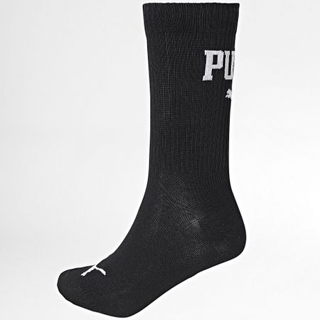 Puma - Lote de 3 pares de calcetines 701231484 Blanco Gris Brezo Negro