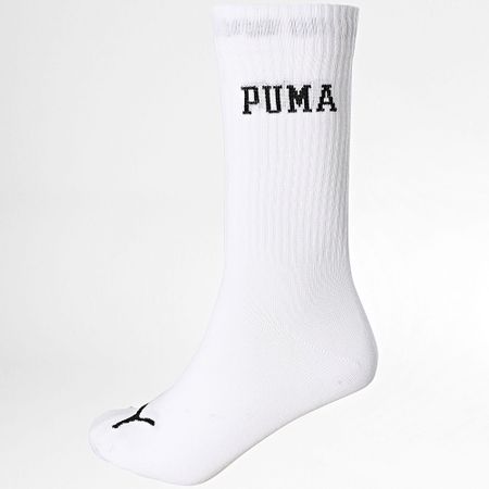 Puma - Lote de 3 pares de calcetines 701231484 Blanco Gris Brezo Negro