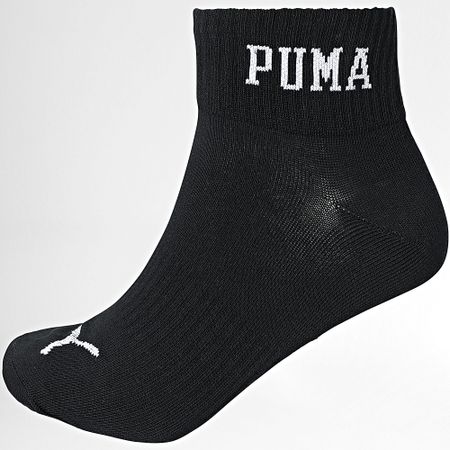 Puma - Lote de 3 pares de calcetines 701231486 Blanco Gris Brezo Negro