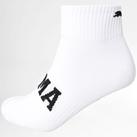 Puma - Lote de 3 pares de calcetines 701231486 Blanco Gris Brezo Negro
