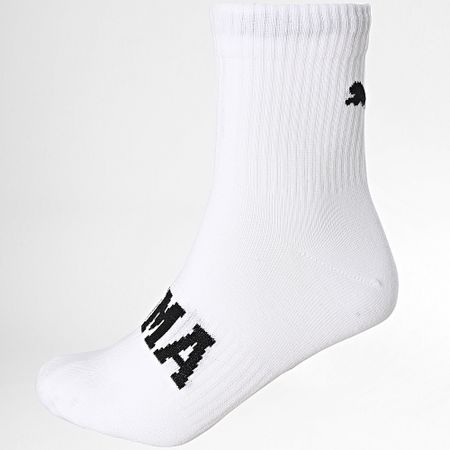 Puma - Lote de 3 pares de calcetines 701231485 Negro Blanco Gris Brezo