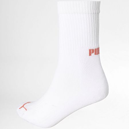 Puma - Lote de 3 pares de calcetines 701222067 Blanco