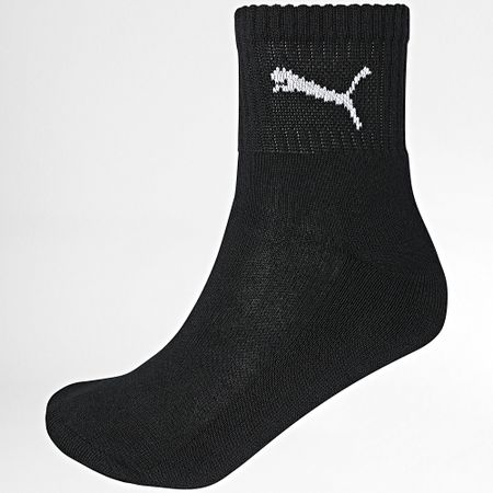 Puma - Lote de 3 pares de calcetines 231011001 Blanco Gris Brezo Negro