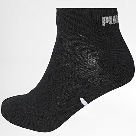Puma - Lote de 3 pares de calcetines 701228830 Blanco Gris Brezo Negro