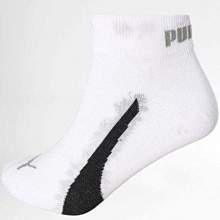Puma - Lote de 3 pares de calcetines 701228830 Blanco Gris Brezo Negro