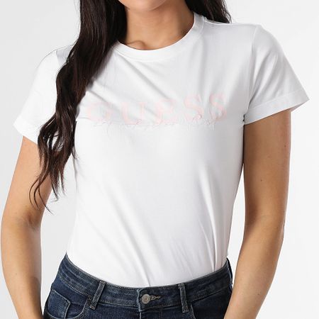 Guess - Camiseta de mujer V5GI15-J1314 Blanca