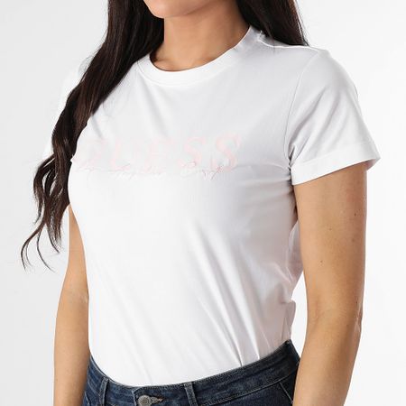 Guess - Camiseta de mujer V5GI15-J1314 Blanca