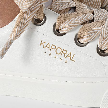Kaporal - Severine Zapatillas Mujer C400348 Blanco Oro Claro